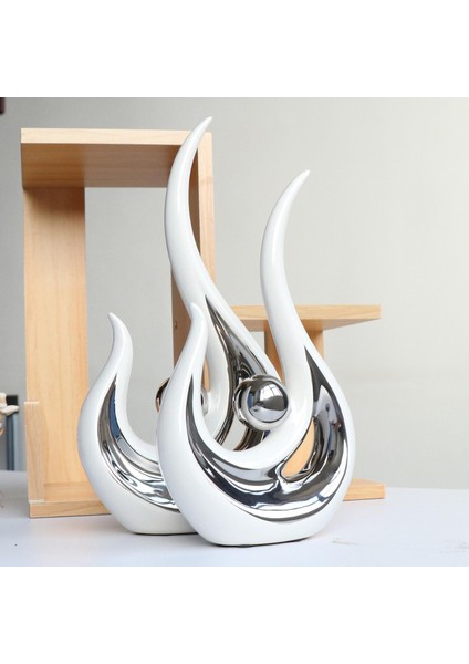 2 Paket Seramik Heykeli Heykelcik Heykel Yemek Odası Sehpa Için (Yurt Dışından) fırsatları