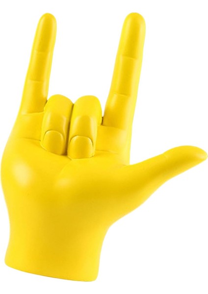 Paskalya Adası Heykeli Vurgular Dekor Monolith Oturma Odası Masası Süs Sarı Için (Yurt Dışından) modelleri