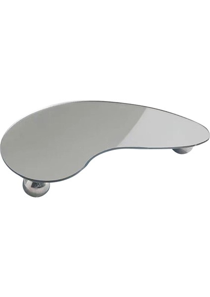 Modern Dresser Vanity Tepsi Dekorasyon Düğün Için Düzensiz Servis Tepsisi 27X12X3 cm Ayna (Yurt Dışından) indirimleri