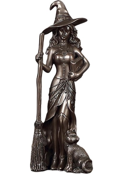 Cadı Yenilik Heykel Figürleri Kitaplık Dekorasyonu 7.5X6.5X19.5CM (Yurt Dışından) fiyatları