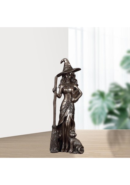 Cadı Yenilik Heykel Figürleri Kitaplık Dekorasyonu 7.5X6.5X19.5CM (Yurt Dışından) indirimleri