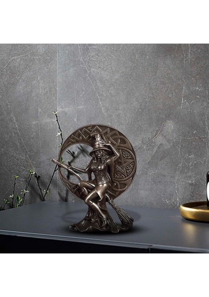 Cadı Pentagramı Heykeli Heykel Figürler Dekorasyon El Sanatları 13X5X16 cm (Yurt Dışından) modelleri