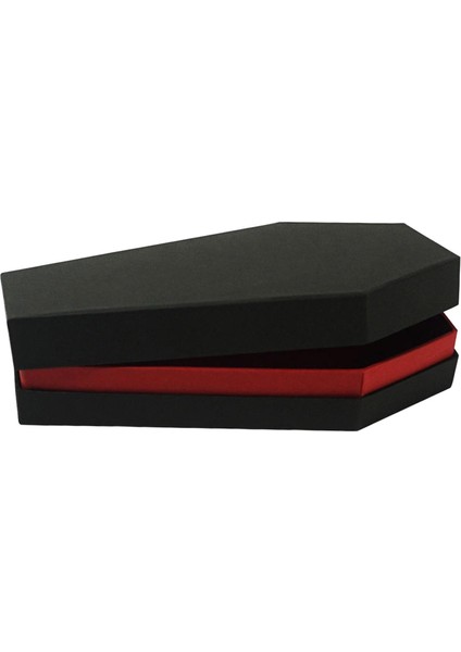 Cadılar Bayramı Cenaze Kutusu Kapaklı Çok Fonksiyonlu Hediye Kutusu El Sanatları Dekor Için 22.8CMX12.9CMX4.8CM Siyah (Yurt Dışından) modelleri