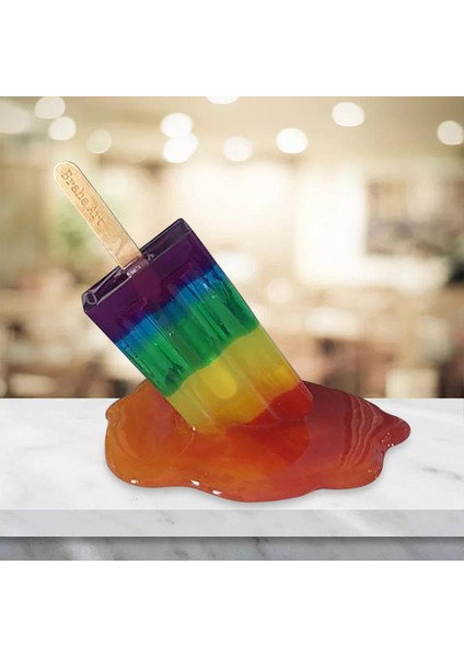 Reçine Eriyen Popsicle Heykel El Yapımı Modern Dekor (Yurt Dışından) fiyatları