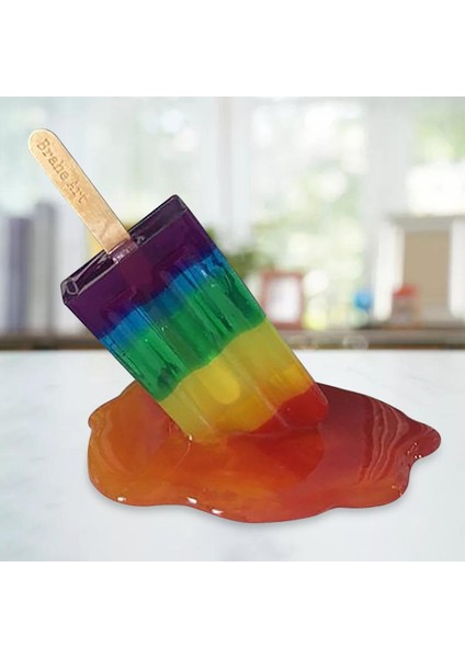Reçine Eriyen Popsicle Heykel El Yapımı Modern Dekor (Yurt Dışından) indirimleri