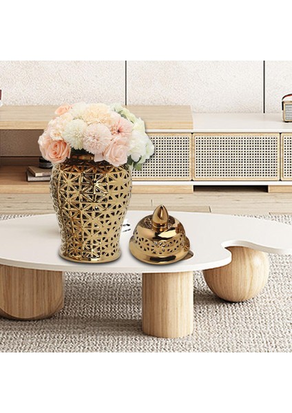 Masaüstü Aureate Için Seramik Zencefil Kavanoz Çiçek Dekoratif Kavanoz Süsleme (Yurt Dışından) indirimleri