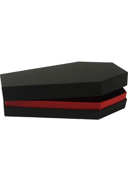 Cadılar Bayramı Cenaze Kutusu Kapaklı Çok Fonksiyonlu Hediye Kutusu El Sanatları Dekor Için 22.8CMX12.9CMX4.8CM Siyah (Yurt Dışından) fırsatları