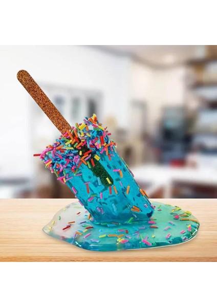 Eriyen Buzlu Ş Heykel Masaüstü Dekorasyonu Açık Mavi (Yurt Dışından) fırsatları