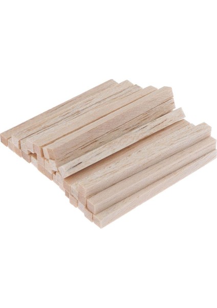 30X Balsa Cilalı Dübel Çubuk Modelleme Dekorları Dollhouse 70X5X5MM (Yurt Dışından)