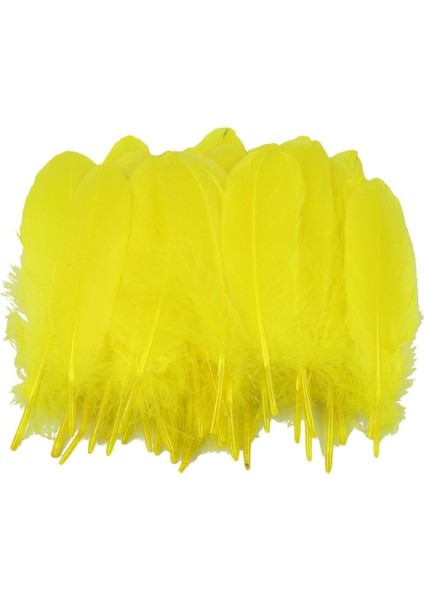 50 Doğal Tüy Dekor Sarı (Yurt Dışından) fiyatları