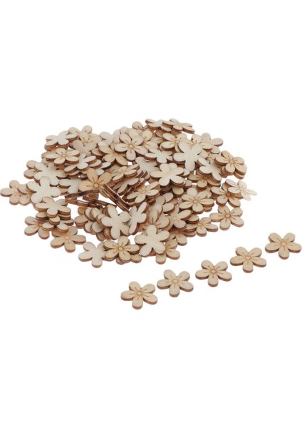 100 Boş Çiçek Ahşap El Sanatları Parti Dekoru (Yurt Dışından) indirimleri