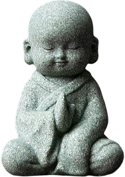 Mini Keşiş Heykelcik Buda Heykeli Icı Meditasyon Çayevi Oturmak (Yurt Dışından) fiyatları
