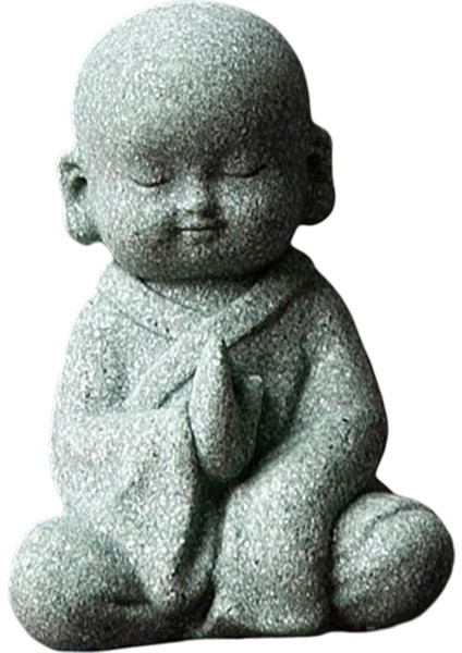 Mini Keşiş Heykelcik Buda Heykeli Icı Meditasyon Çayevi Oturmak (Yurt Dışından) fırsatları