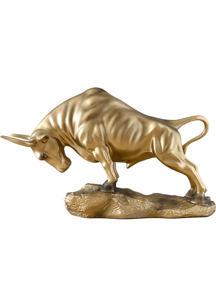 Icı Boğa Heykelcik Heykeli Heykel El Sanatları Feng Shui (Yurt Dışından)