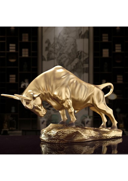Icı Boğa Heykelcik Heykeli Heykel El Sanatları Feng Shui (Yurt Dışından) indirimleri