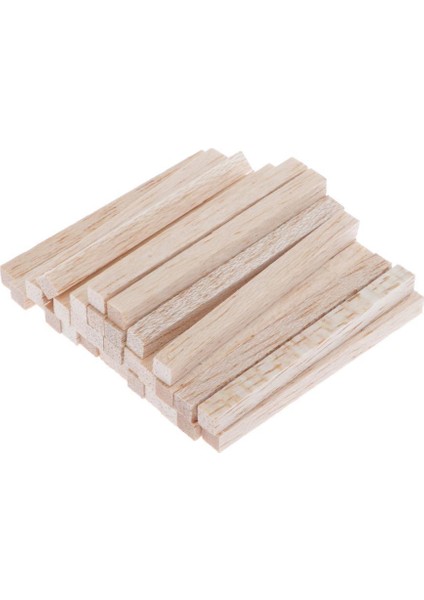 30 Bitmemiş Dübel Balsa Ahşap Şekilli Çubuk 60X5X5MM (Yurt Dışından)