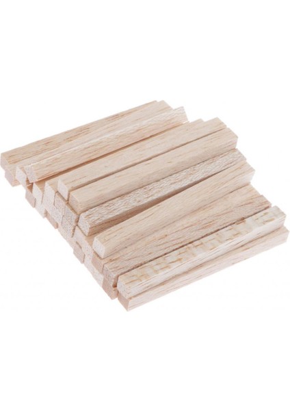 30 Bitmemiş Dübel Balsa Ahşap Şekilli Çubuk 60X5X5MM (Yurt Dışından) indirimleri