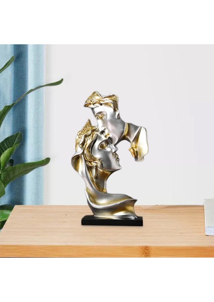 Reçine Çiftler Öpüşme Heykeli Dekor Soyut Ev Dekor Severler Odası (Yurt Dışından) indirimleri