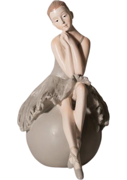 Heykelcik Bale Dansçısı Masaüstü Süsleme Dekorasyon Heykel Hediye H (Yurt Dışından)