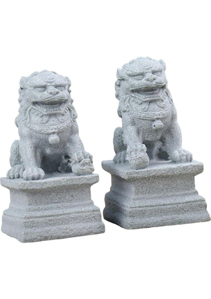 2x Kumtaşı Heykelleri Heykelleri Balkon Için Ev Dekorasyonu (Yurt Dışından)