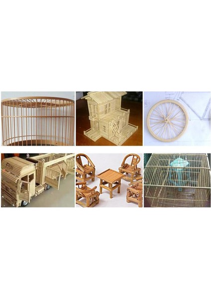 100 Paket 4mm Ahşap Bitmemiş Ahşap Yuvarlak Çubuk Dübel Çubuk (Yurt Dışından) fiyatları