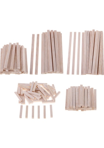 Kare Balsa Dübel Çubukları, Bitmemiş Ğaç El Sanatları Çubukları, 30 100MM (Yurt Dışından) indirimleri