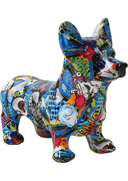 Heykeli Corgi Heykelleri Için Mobilyaları 4 (Yurt Dışından)