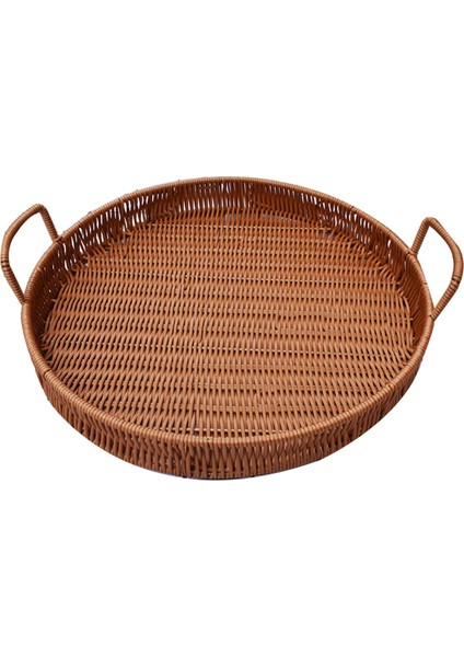 Yemek Odası Için I Yuvarlak Depolama Tepsisi Yiyecek Aperatifler Konteyneri 30CMX4.5CM (Yurt Dışından) fiyatları