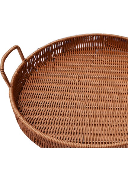 Yemek Odası Için I Yuvarlak Depolama Tepsisi Yiyecek Aperatifler Konteyneri 30CMX4.5CM (Yurt Dışından) fırsatları