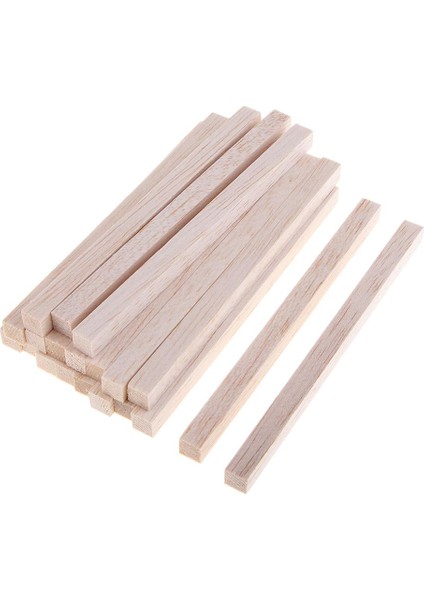 Kare Balsa Dübel Çubukları, Bitmemiş Ğaç El Sanatları Çubukları, 20 130MM (Yurt Dışından)