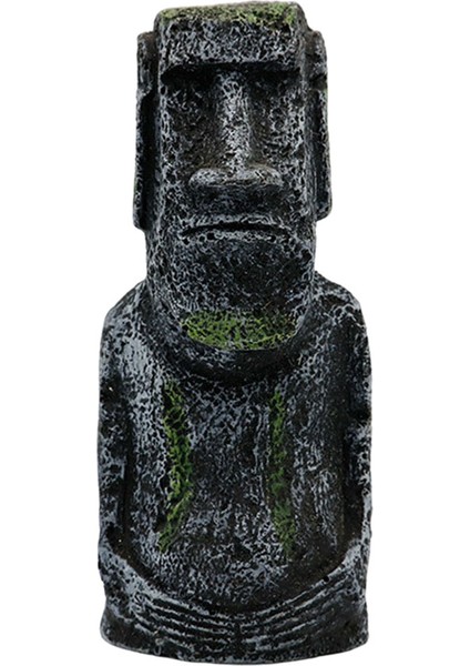 Akvaryum Paskalya Adası Heykelleri Süs 7.5X5.5X17.5CM (Yurt Dışından)