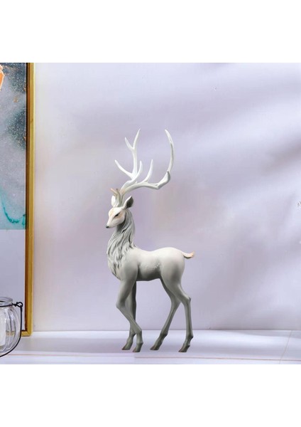 ATHLETICSSHOP2018 Modern Ren Ği Süs Heykelcik Hediyeler Zanaat Dekorasyon Gri Ayakta (Yurt Dışından) fiyatları