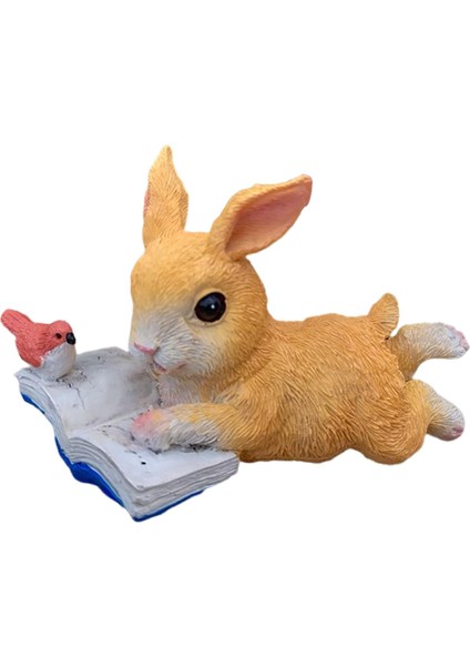 Tavşan Masaüstü Süsleri Masaüstü Düğün Için Noel 13CMX6.5CMX7.5CM (Yurt Dışından)