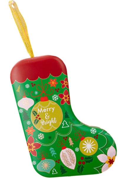 Noel Teneke Kutu Şeker Hediye Kutusu Şeker Teneke Noel Ağacı Parti Dekoru Noel Topları (Yurt Dışından) fırsatları