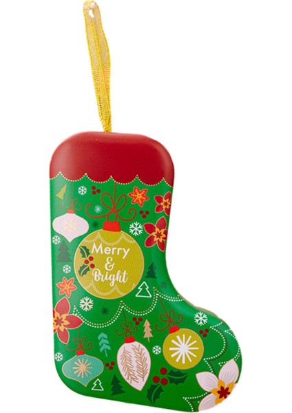 Noel Teneke Kutu Şeker Hediye Kutusu Şeker Teneke Noel Ağacı Parti Dekoru Noel Topları (Yurt Dışından) indirimleri