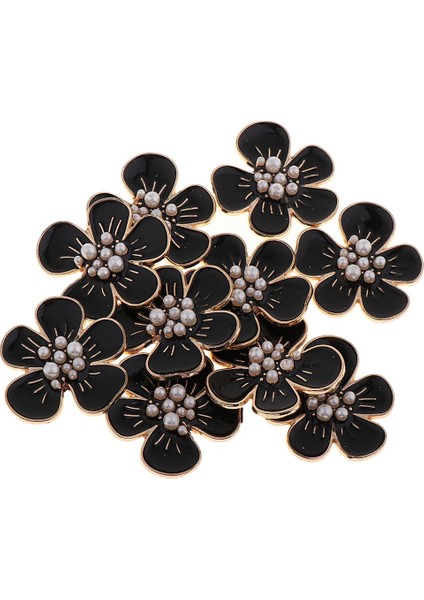 10 5 Yapraklı Çiçek Düğmesi Kristal Flatback Diy (Yurt Dışından) fiyatları