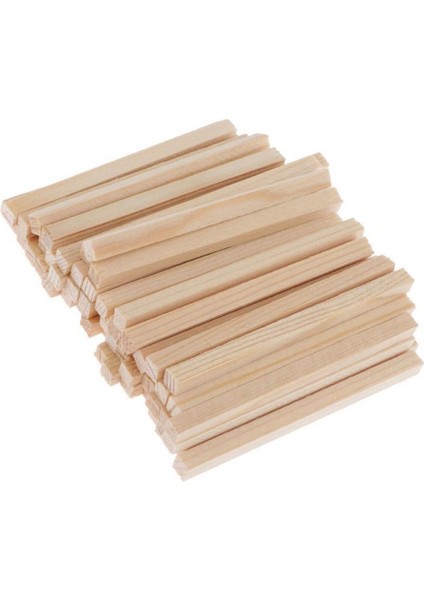 50/100 Paket Ahşap Bloklar Boş Dıy Zanaat 50/55/60MM Ahşap Parçalar 60MM 50 Paket (Yurt Dışından) indirimleri