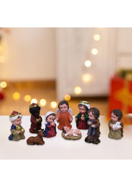 Shamjina 10X Isa'nın Doğuşu Heykelcik Heykel Noel Için Isa Bebeğinin Doğuşu (Yurt Dışından) fiyatları