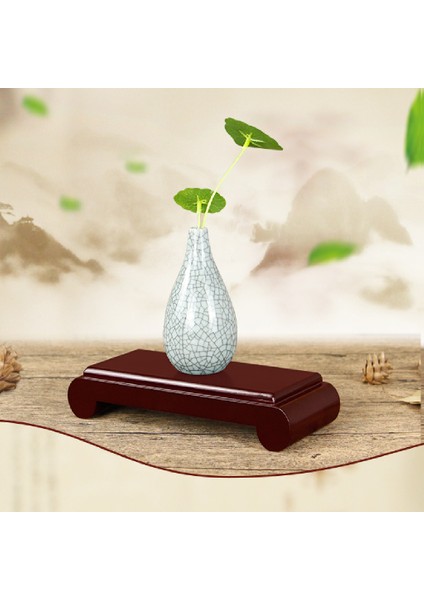 Döküm Kitleri Için Kare Ahşap Platform Tabanı Sergileme - Ahşap 12X7X4CM (Yurt Dışından)