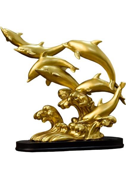 Yunuslar Heykeli Dekorasyon Oturma Odası Ev Aureate Için Mevcut Süsleme Heykelcik (Yurt Dışından)