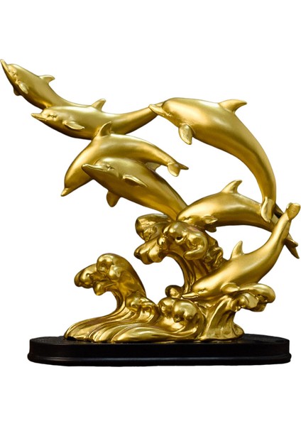 Yunuslar Heykeli Dekorasyon Oturma Odası Ev Aureate Için Mevcut Süsleme Heykelcik (Yurt Dışından) fırsatları