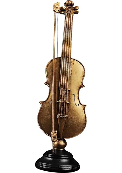 Reçine Mini Sax Enstrüman Heykeli Vintage Ev Dekorasyon Için (Yurt Dışından)