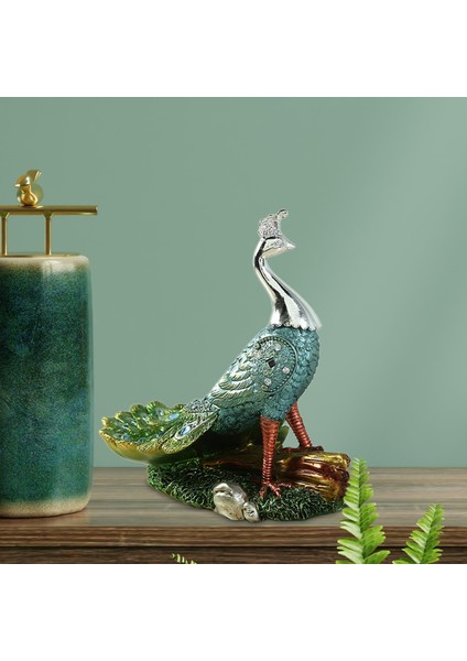 Kitaplık Kitaplıkları Için Tavuskuşu Süsleme Hediye Heykeli Sevgililer Günü (Yurt Dışından) fırsatları