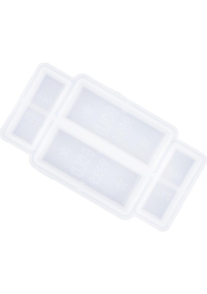 Şeffaf Altın Şekilli Kalıp - 4 Dikdörtgen (Yurt Dışından) fiyatları