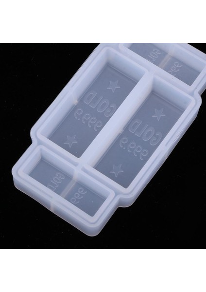 Şeffaf Altın Şekilli Kalıp - 4 Dikdörtgen (Yurt Dışından) fırsatları