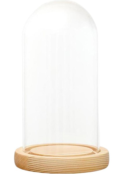 Temizle Cloche Mini Centerpieces Dollhouse Dekorasyon Çiçek 12CMX18CMX14CM (Yurt Dışından) modelleri