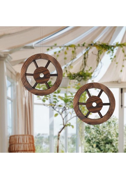 Için Dekoratif Ahşap Tekerleği Açık Korozyon Önleyici Asılı (Yurt Dışından) indirimleri