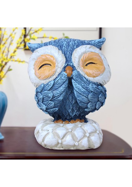 Baykuş Heykelcik I Dekorasyon Kartı Süs El Sanatları 6.5x6.5x9 cm (Yurt Dışından) indirimleri