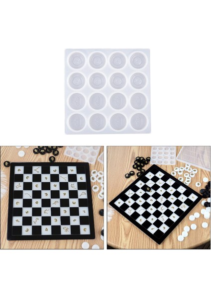 El Yapımı Satranç Tahtası Dama Tahtası Kalıp El Sanatları Satranç Parçası (Yurt Dışından) indirimleri