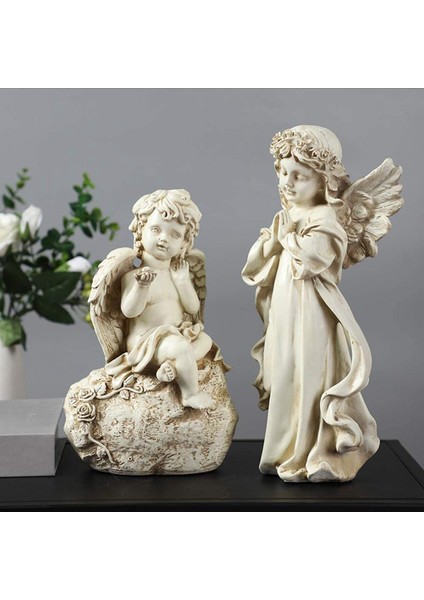 Reçine Heykeli El Kavisli Dekoratif Süsleme Dua Heykelcik (Yurt Dışından) modelleri